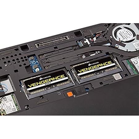 Corsair Vengeance Performance SODIMM Memory 32GB (2x16GB) DDR4 3200MHz CL22 Unbuffered for 8th Generation or Newer Intel Core i7, and AMD Ryzen 4000 Series Notebooks Black