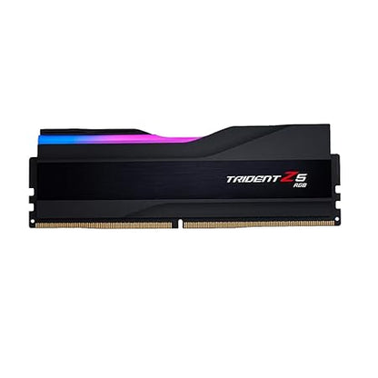 G.Skill Trident Z5 RGB Intel XMP/AMD Expo 16GB (1 * 16GB) DDR5 6000 MHz CL36-36-36-96 1.35V Desktop Memory RAM -F5-6000J3636F16GX1-TZ5RK