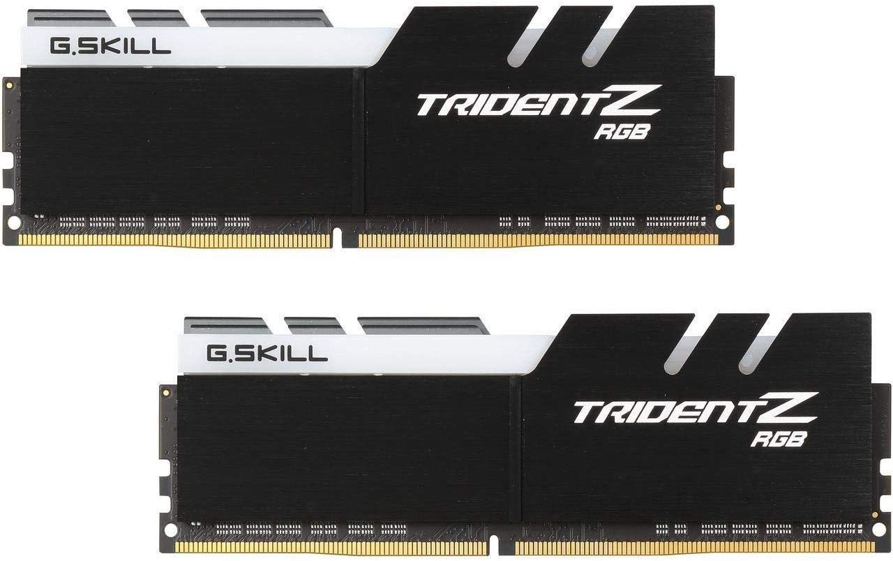 G.SKILL Trident Z RGB 16GB (2 * 8GB) DDR4 3200 MHz CL16-18-18-38 1.35V Desktop Memory RAM - F4-3200C16D-16GTZR