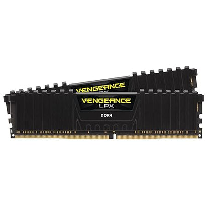 CORSAIR Vengeance LPX 32GB (2x16GB) DDR4 3200 (PC4-25600) C16 1.35V Desktop Memory - Black