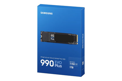 Samsung 990 EVO Plus SSD 4TB, PCIe Gen 4x4, Gen 5x2 M.2 2280, Speeds Up-to 7,150 MB/s, Upgrade Storage for PC/Laptops, HMB Technology and Intelligent Turbowrite 2.0, MZ-V9S4T0BW