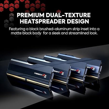 G.Skill Trident Z5 RGB Intel XMP/AMD Expo 16GB (1 * 16GB) DDR5 6000 MHz CL36-36-36-96 1.35V Desktop Memory RAM -F5-6000J3636F16GX1-TZ5RK