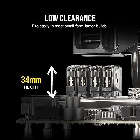CORSAIR Vengeance LPX 32GB (2x16GB) DDR4 3200 (PC4-25600) C16 1.35V Desktop Memory - Black