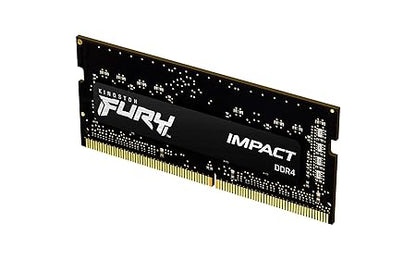 Kingston Fury Impact 32GB 3200MHz DDR4 CL20 Laptop Memory Single Stick KF432S20IB/32 Black