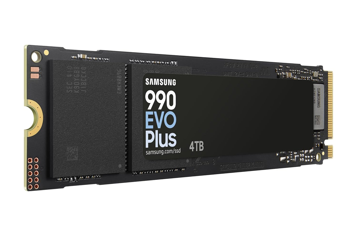Samsung 990 EVO Plus SSD 4TB, PCIe Gen 4x4, Gen 5x2 M.2 2280, Speeds Up-to 7,150 MB/s, Upgrade Storage for PC/Laptops, HMB Technology and Intelligent Turbowrite 2.0, MZ-V9S4T0BW