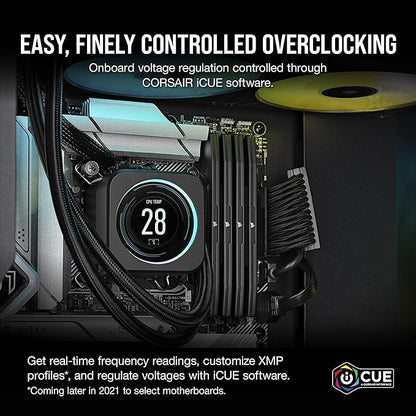 CORSAIR Vengeance 16GB RAM (1x16GB) DDR5 DRAM 5200MHz Memory Kit Black CMK16GX5M1B5200C40