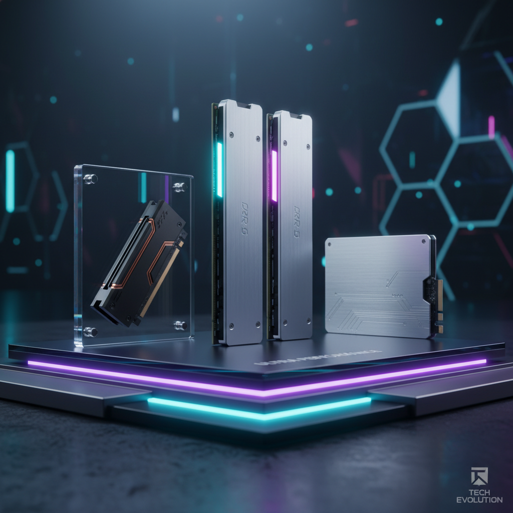 RAM and SSD product showcase